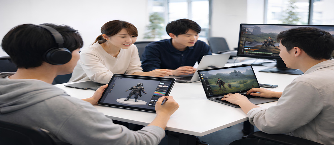 ゲーム開発の現場とともに、信頼を大切にするパートナーです。